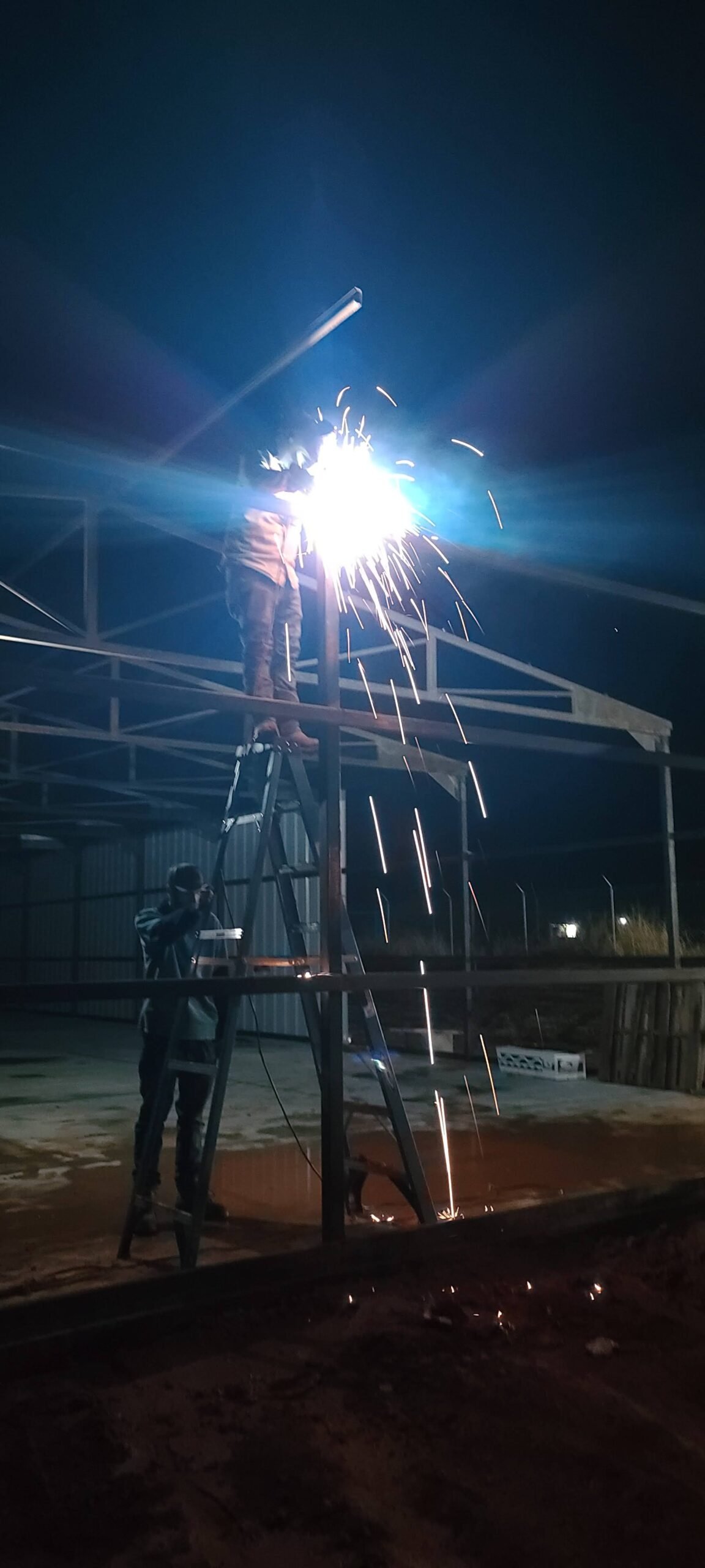 Metal building installation in edmond oklahoma